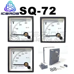 SQ-72 CP-72 Pointer Type DC Voltmeter 250V 300V 450V