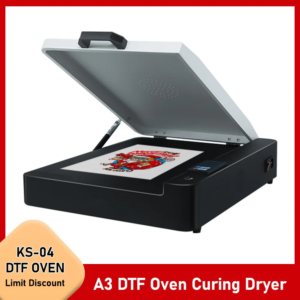 A3  Oven Dryer with Temperature Control A3 A4 DTF Oven Curing Heater  Transfer Hot Melt Powder Shaker for All  Printer