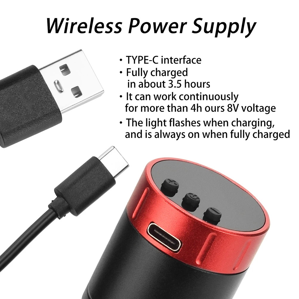 

1 шт., регулятор напряжения для татуировки премиум-класса, стабильный стабилизатор цифрового дисплея для инструментов для татуировки, прочный, длительный срок использования