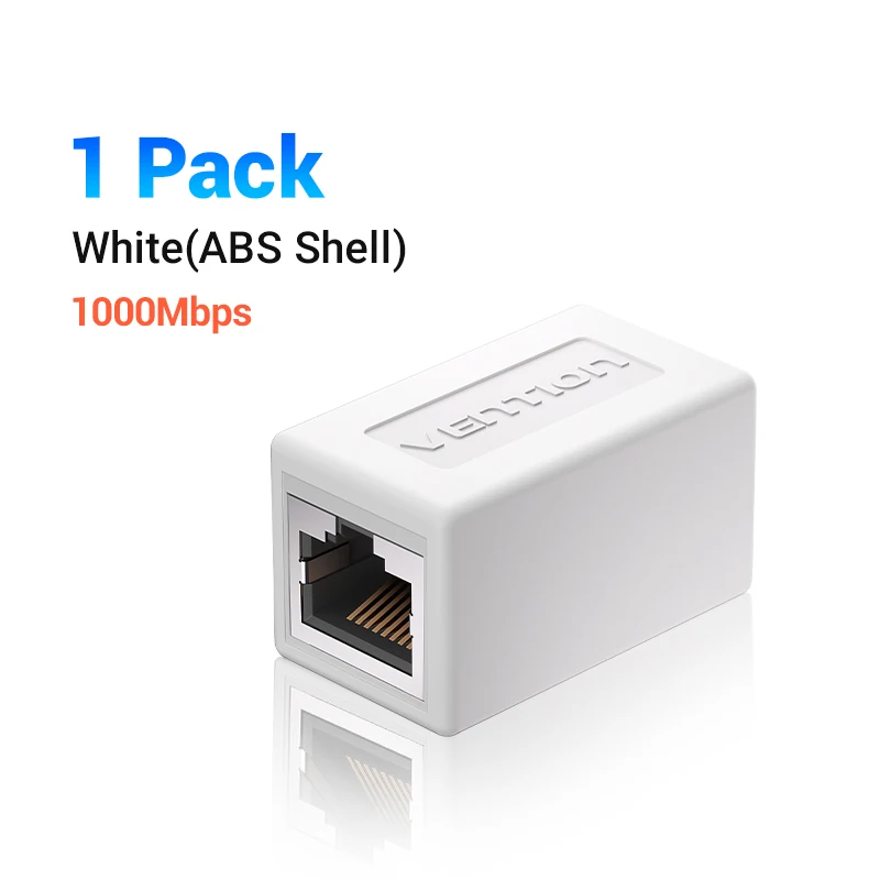 Ventie RJ45 Connector Cat7/6/5e Ethernet Adapter Vrouw-vrouw 8P8C Patch Netwerk Extender Verlengdraad voor Ethernet kabel