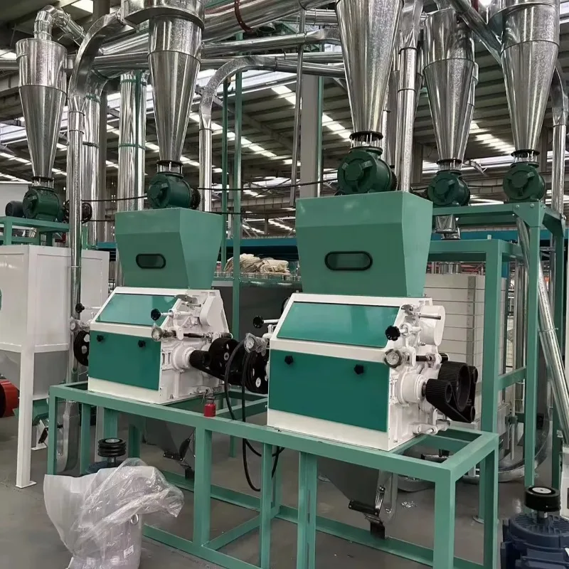 Automatic Maize Flour Mill 5 to 10 Tons Per Day Corn Grinding Machine for Food Factory and Grain Processing Business