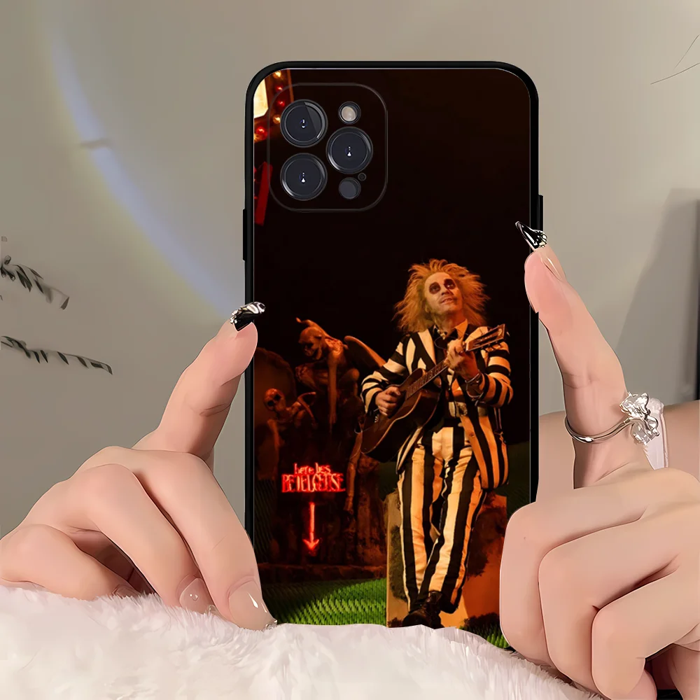 Movie B-BeetlejuiceS 2 Phone Case For iPhone 16 15 14 11 12 13 Mini Pro XS Max Cover 6 7 8 Plus X Funda Shell image 3