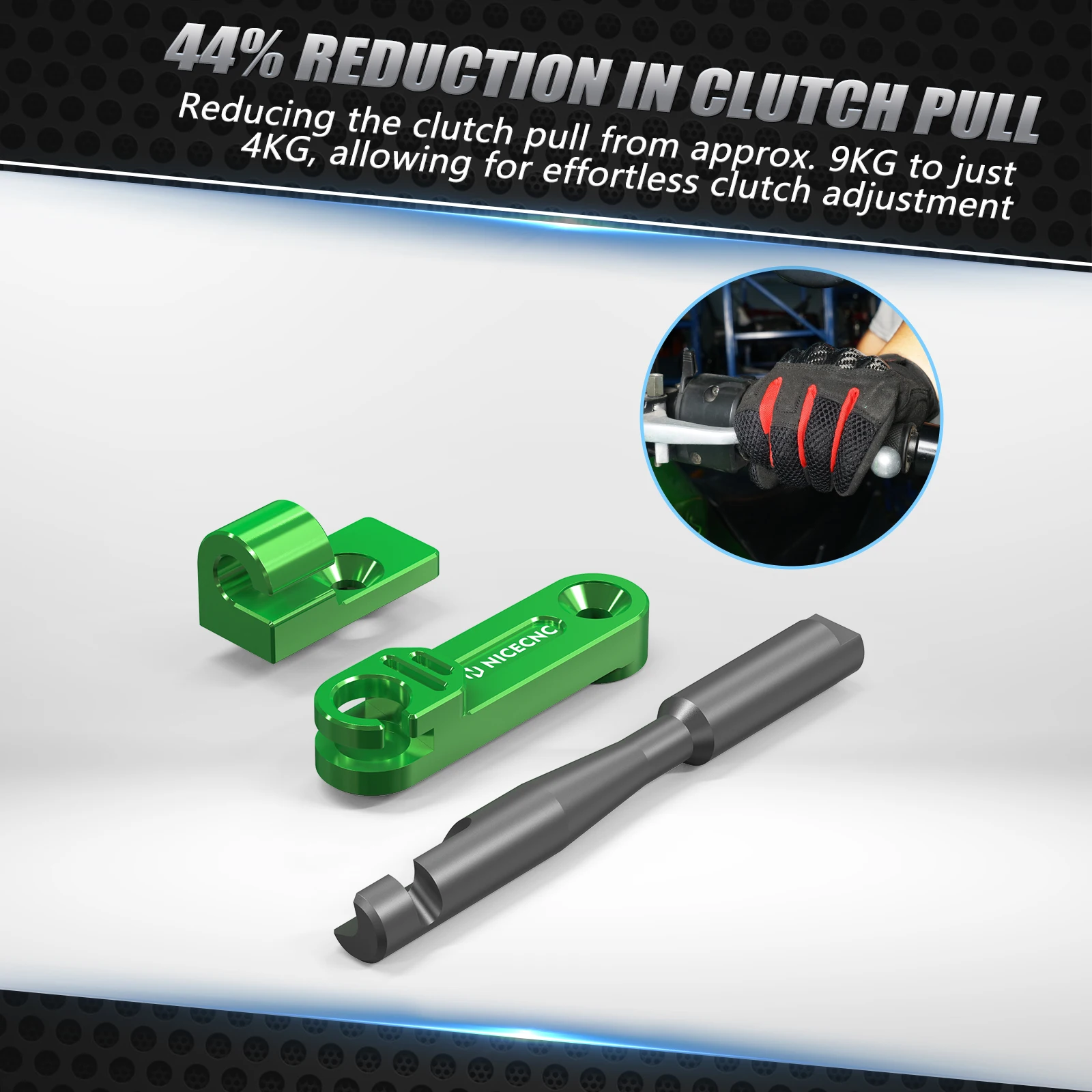لكاواساكي 2008-2024 KLR650 KLR 650 واحد إصبع مخلب الذراع صالح 2009 2010 2011 2012 2013 2014 2015 2016 2017 2018 2019 2020 2021