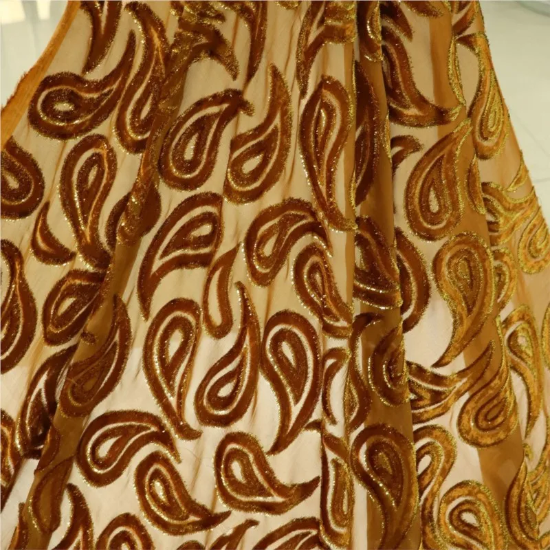 

Woven velvet jacquard brocade viscose fabric haute couture dress cheongsam