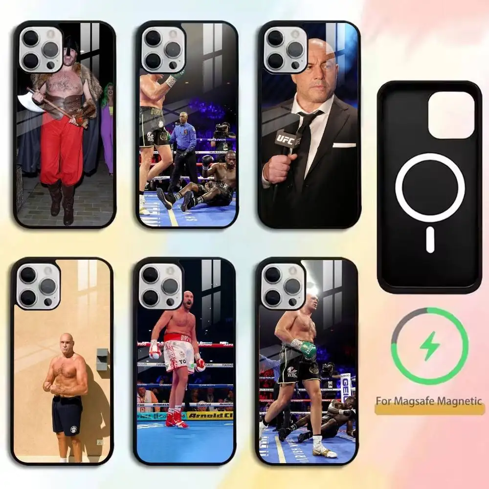 

Tyson Fury Phone Case For iPhone17,16,15,14,13,12,11 Plus,Pro Magnetic with Magsafe Wireless Charging