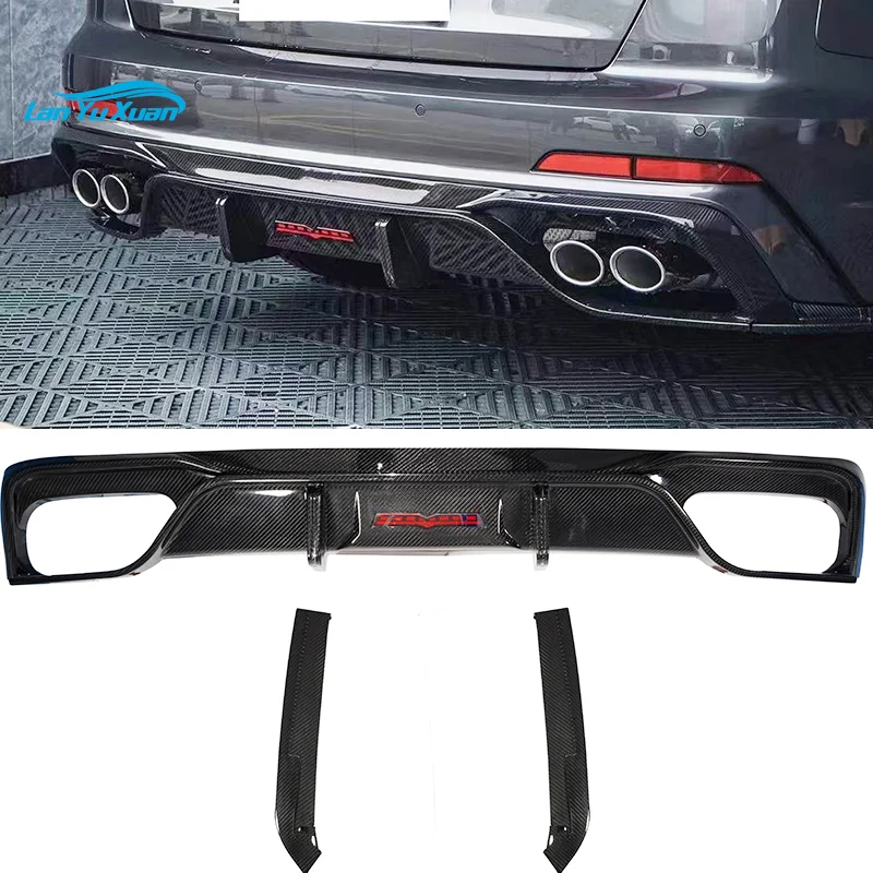 Quality Carbon Fiber Rear Diffuser Lip For Audi A6 C8 2019 2020 2021 2022 2023