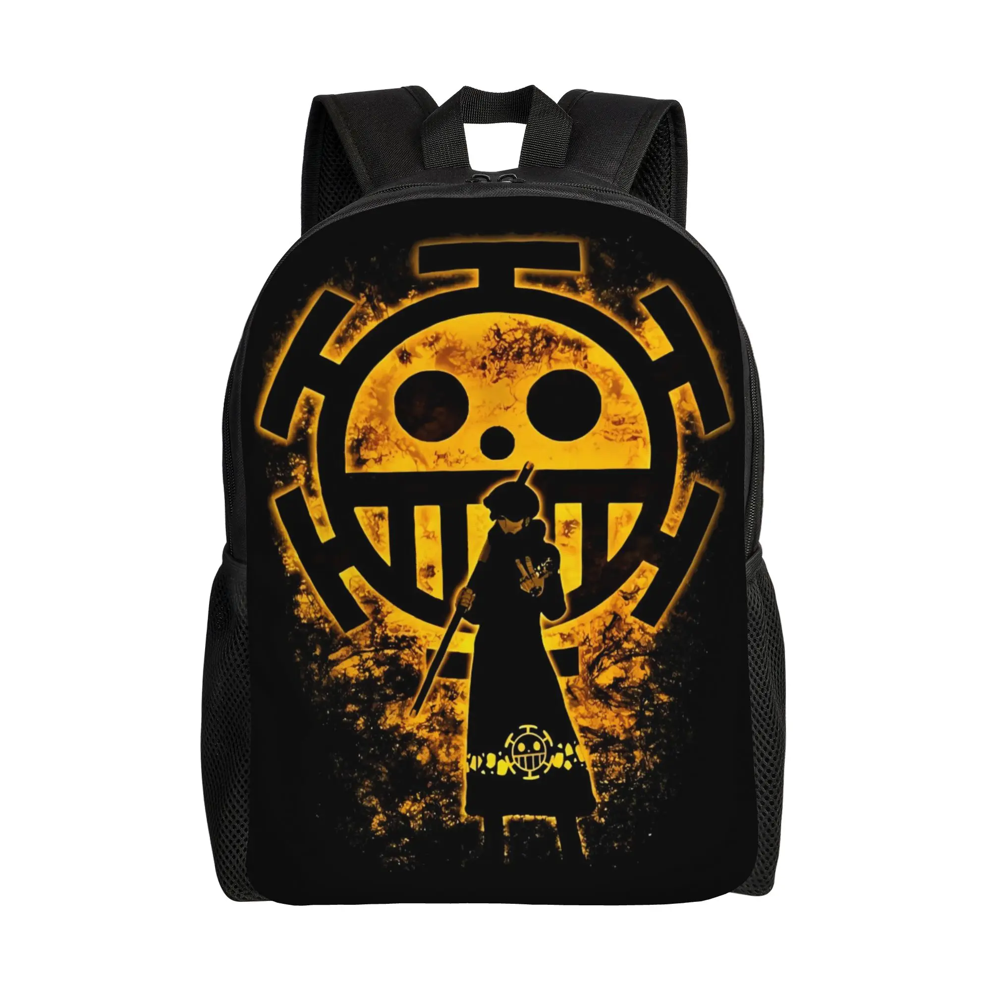 

Back to school season Multi-Function Trafalgar Law Handbag One Piece Male Lady Book Pack Backpack