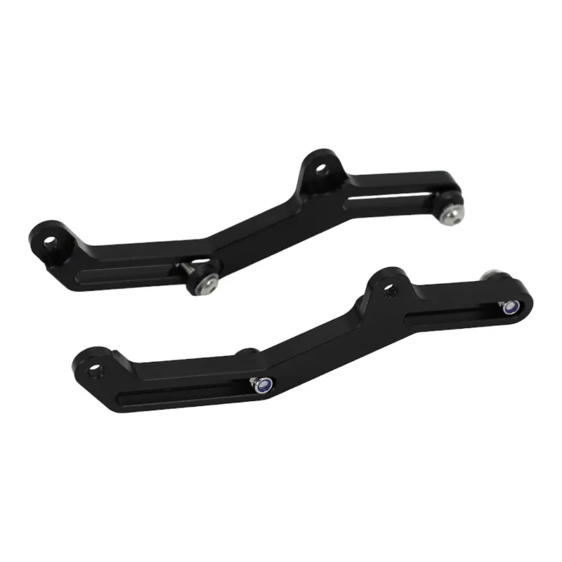 CNC Windscreen Adjusters Airflow Adjustable Windshield Bracket For