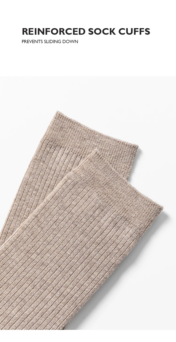 Wollmischung, knielange Socken für Damen, gestrickte, kniehohe Socken, gerippt, warm für den Winter, lässig, feines Garn, 1 Paar, weiche Strümpfe, ideal für die Feiertage. – Detail 11