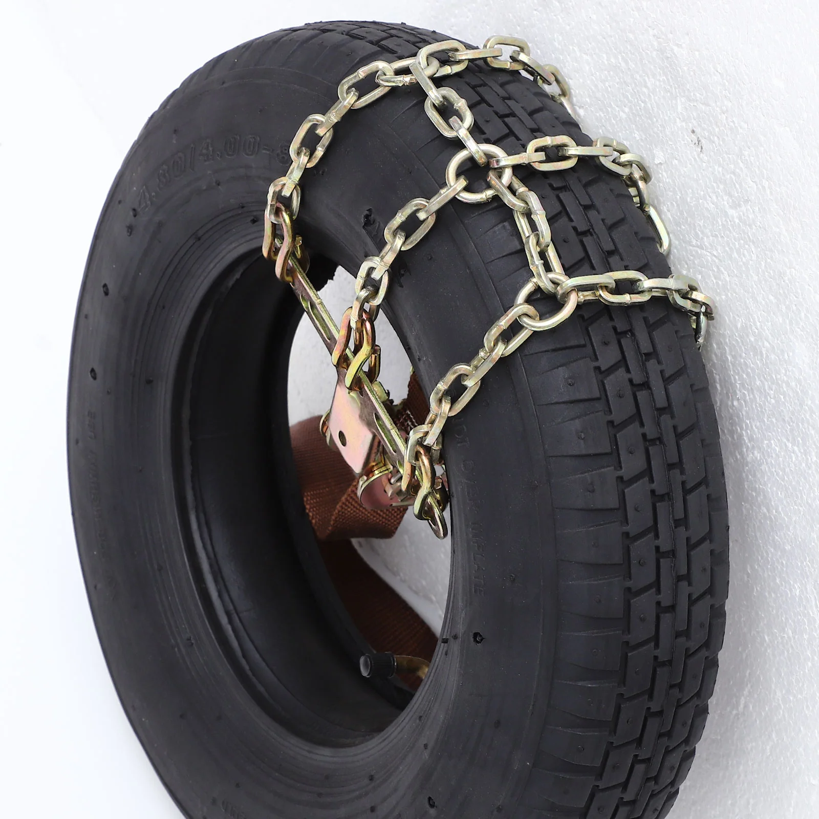 2 Pcs Tire Chains Car Snow for Cars Bands Approved Socks Gripper Anti-skid Tires Emergency Vehicle Anti-slip Non-slip