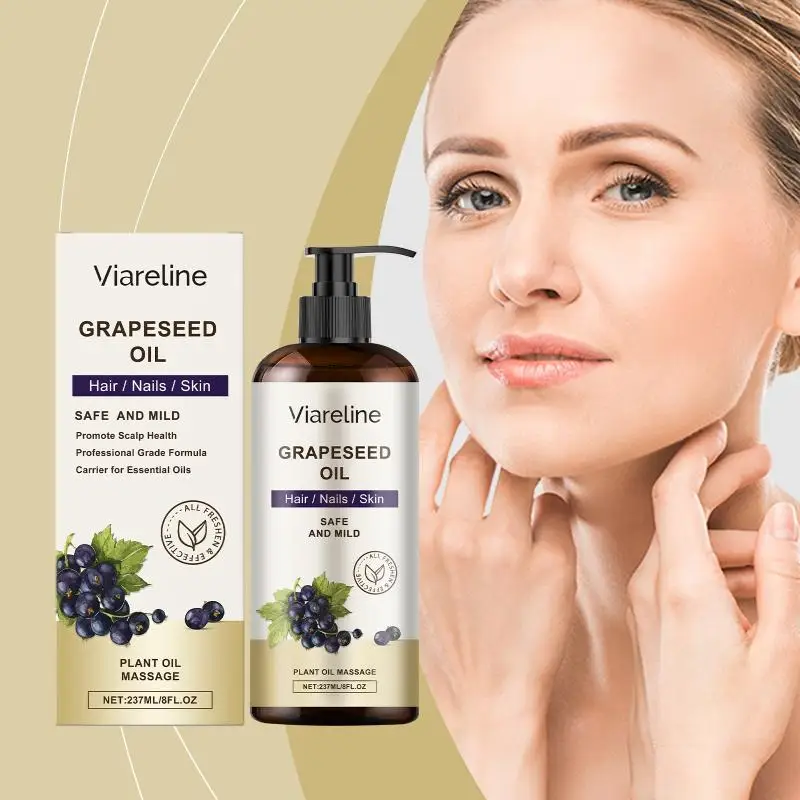 Grapeseed Care Essential Oil for Nourishing Hair Nails Skin Multi-Purpose Treatment Hydrate Nourish For Healthy Results