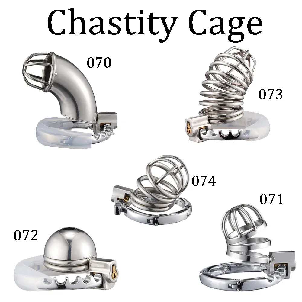 New Male Chastity Cage Hide Lower Body Adjustable Bondage Penis Lock SM Adult Erotic Toys Anti Cheating Lightweight Cock Ring18+