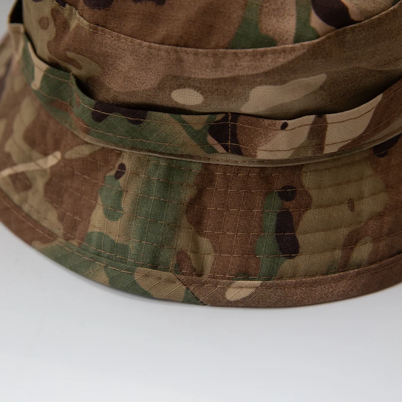 Kombat Special Forces Short Brim Camouflage Bush Hat Tactical Boonie Cap Men Waterproof Sun Protection Military Hiking Fishing