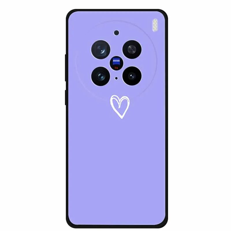 Phone Case For Vivo X200 Pro Back Cover Case Black Silicone Soft Funda For Vivo X200 Pro 5G Case X200Pro X 200 Pro 6.78\