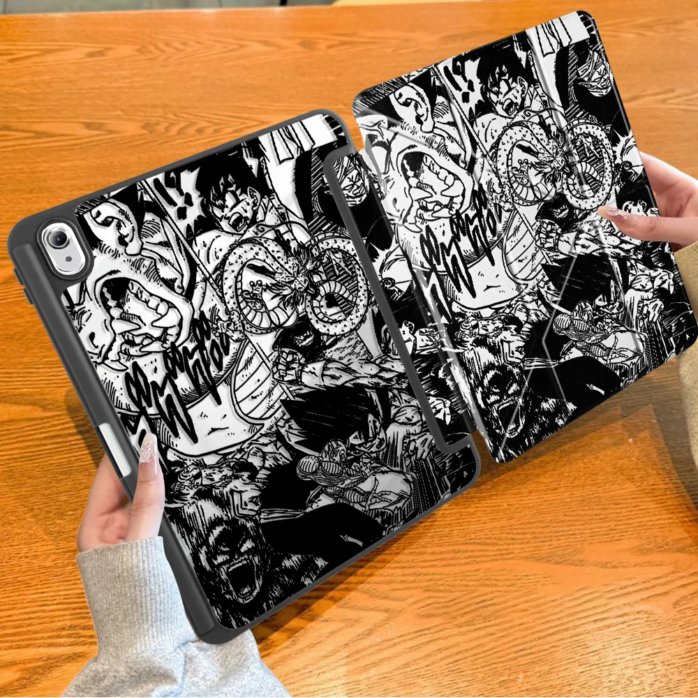 Dragons Balls Dragon Tablet Case For Samsung For Galaxy Tab S10 A8 2022 S9 FE S9+ S10+ S7+ S8+ 12.4 inch S7 FE S8 S6 Lite 10.4