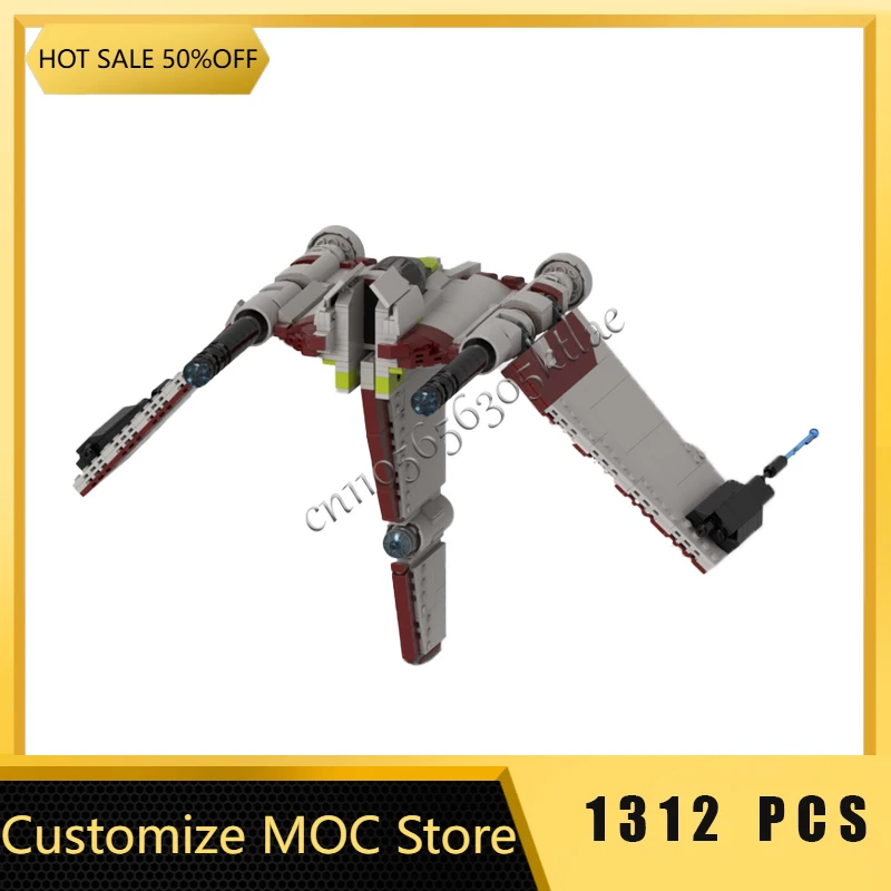 1312 قطعة نموذج مشهد مقاتلة Lnterstellar الساخن مخصص لتقوم بها بنفسك مجموعة تعليمية تجميع إبداعي هدايا عيد الميلاد للأطفال #6