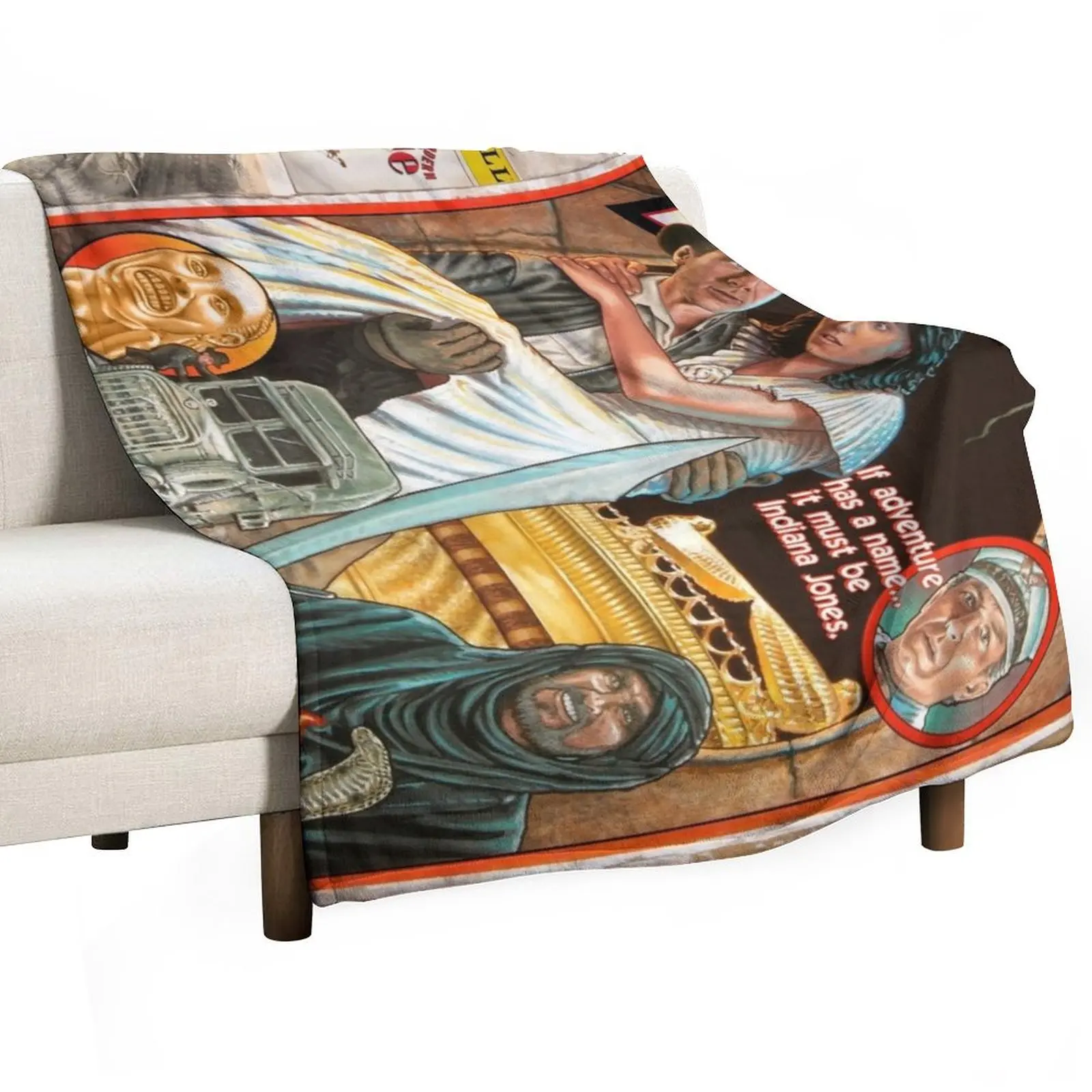 

Raiders of the Lost Ark Throw Blanket Decorative Sofa Designers Plaid Camping Blankets