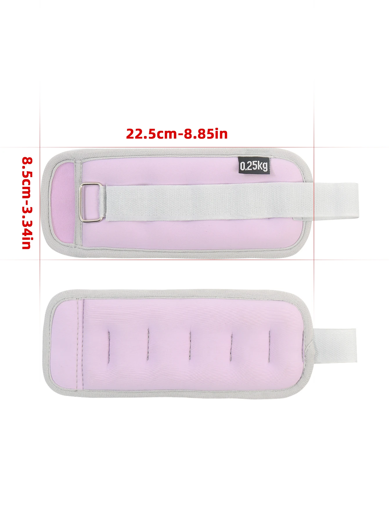 1PC Weighted Ankle Wrist Strap Ankle Weights Wrist Weights Iron Sand Filled Optimal Training Ideal Fitness Running