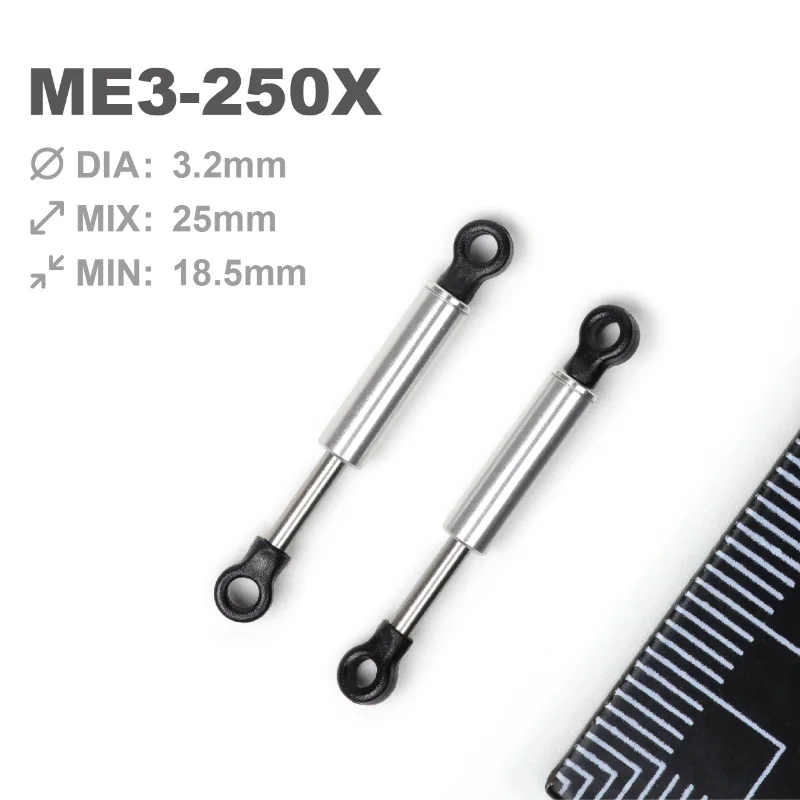 2Pcs Orlandoo Hunter Metal Shock Absorber Damper Universal 1/32 1/35 ME3-X ME5-X RC Cars Accessories