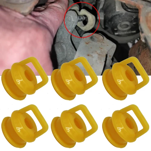 6X en casquillo de Cable de cambio para Chevrolet Cruze Orlando Cadillac Escalade Opel Insignia enlace bandas de manga de goma Clips de ojal