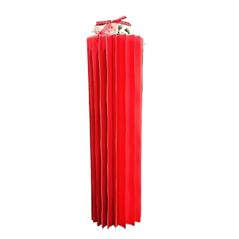 Modern Decorative Arts Detachable Luxury Wedding Prop Paper Folding Column Dessert Stand Decoration Display Flower Stand