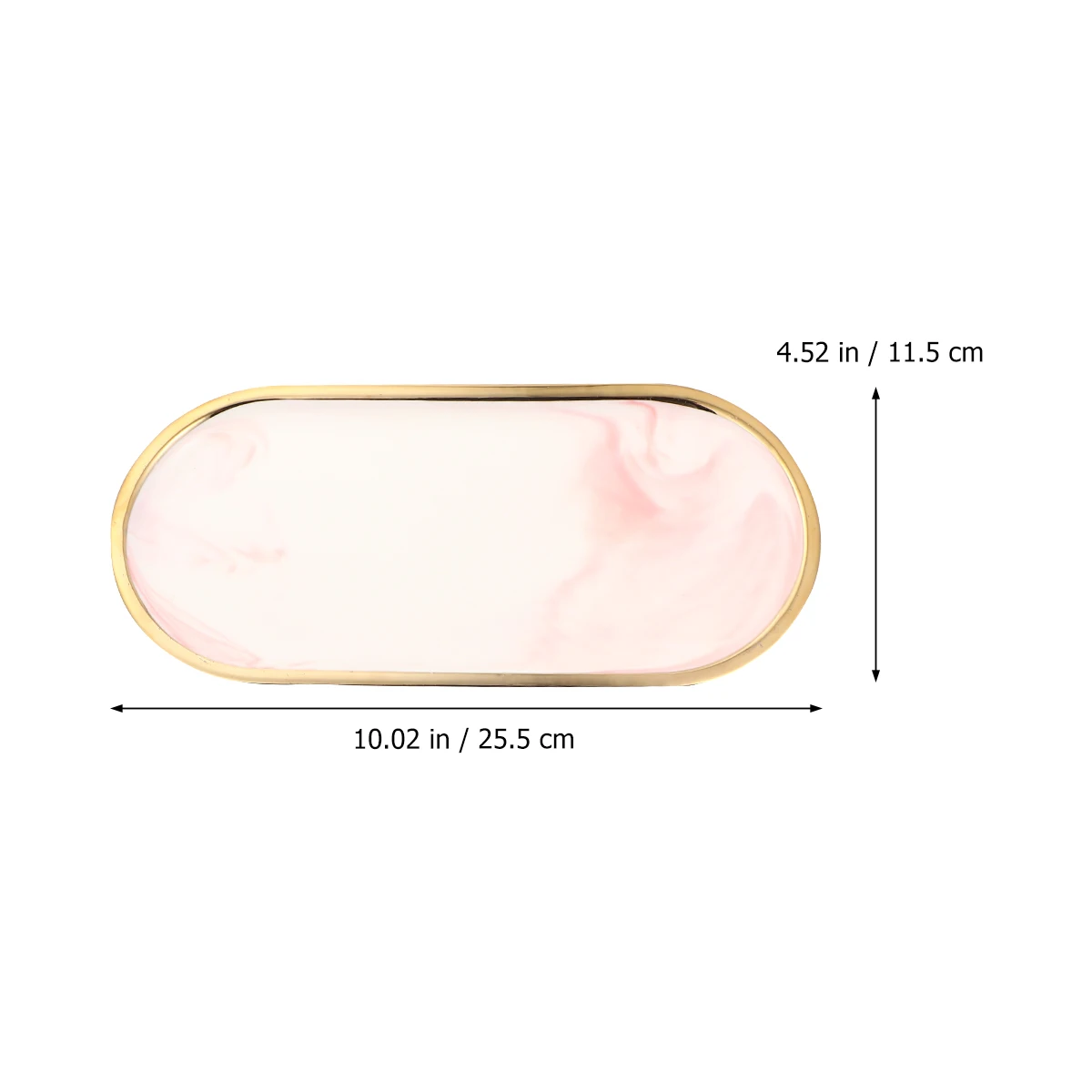 1 قطعة لوحة سيراميك أنيقة بسيطة، تفاصيل مصنوعة بشكل رائع، هدية وردية صديقة للبيئة، لوحة مجوهرات رائعة