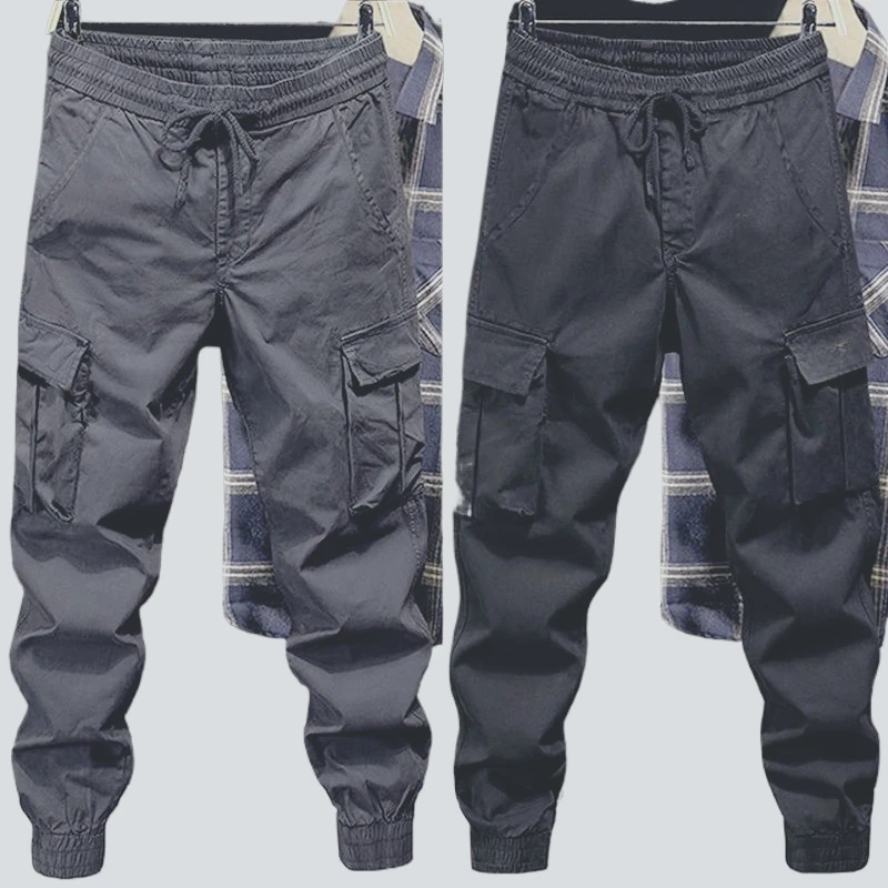 Invisible Crotch Pants Men's Tied Casual Pants Summer New Sports Thin Overalls Fashion Streetwear Men Vintage Streetwear