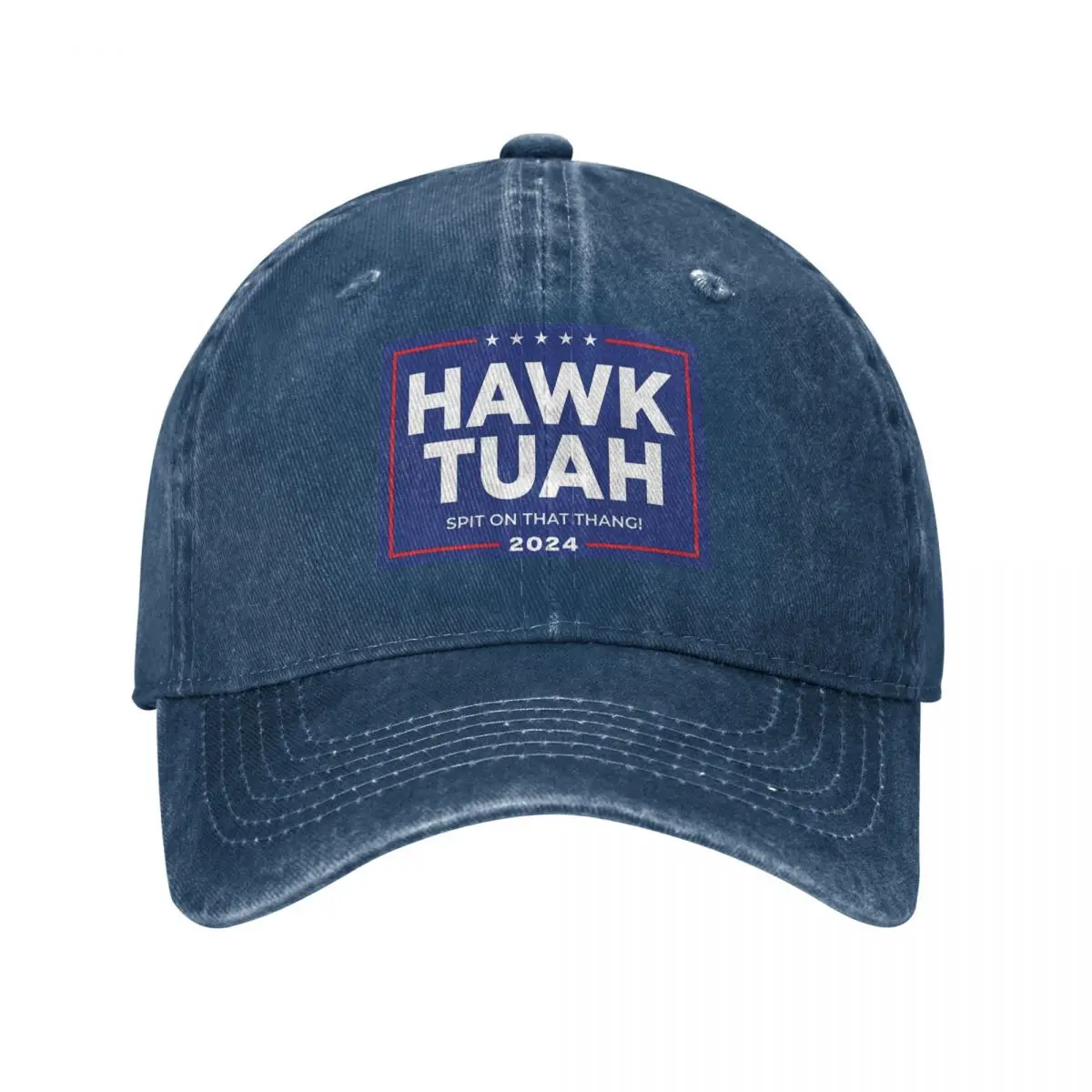 

Hawk Tuah Spit On That Thang 2024 Unisex Style Baseball Cap Distressed Denim Washed Hats Cap Retro Outdoor Activities Dad Hat