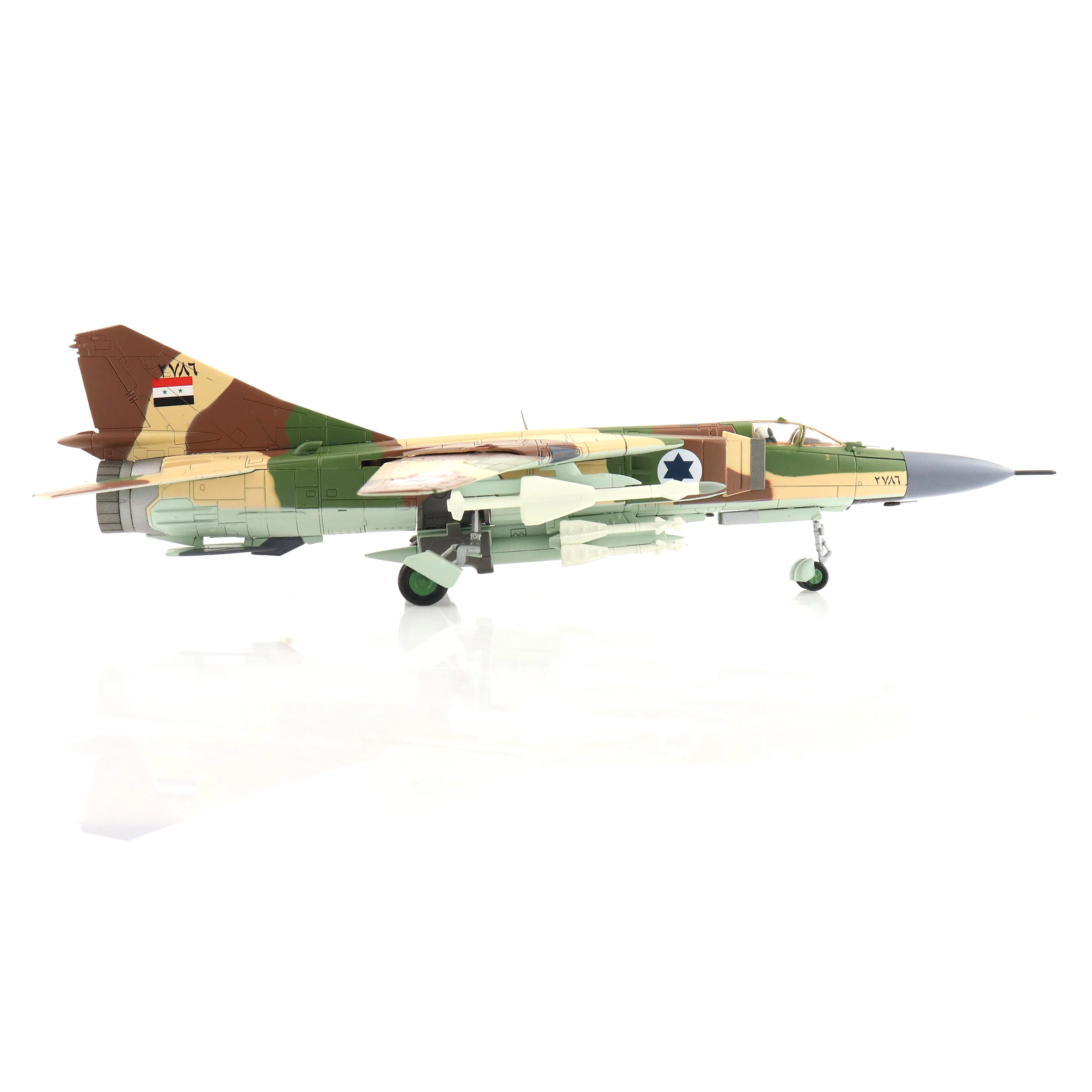 1/72 HA5315 Israeli MIG-23ML Flogger 2786-23ML Fighter Model (Syria 1990) Alloy finished aircraft model