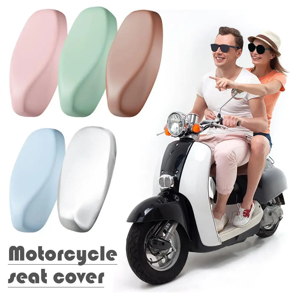 Universal Motorcycle Seat Cover Waterproof Dustproof Sunscreen Motorbike Scooter Cushion Cover PU Leather Seat Protector - view 4