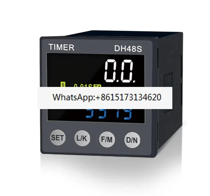 DH48S S 1Z 2Z Digital Relay Timer Controller 0.1s 99h Time Delay Repeat Cycle LCD Display Automatic Delay AC 220v Sealed