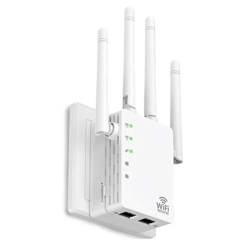 

ABAH-Wifi Extender,Wifi Extender Signal Booster Dual-Band(5.8G&2.4G) Wireless Repeater,Supports Ethernet Port Faster Speed