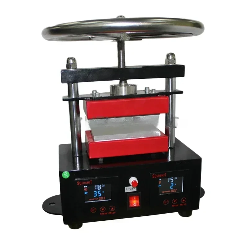 

2026 Hot Selling - M220 High-Pressure Upper Plate Hot Press 6*12CM Hand-Cranked Rosin Press Hot Press 110/220V 1000W