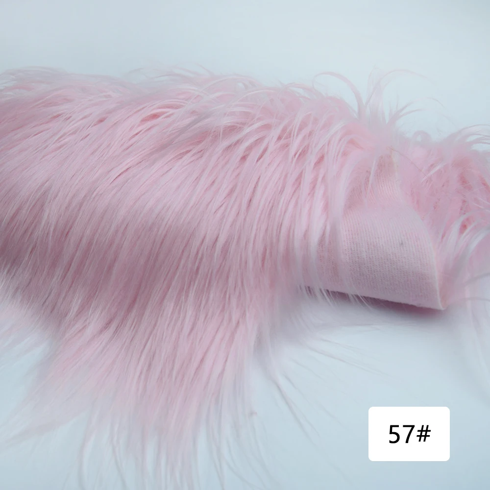 25x45cm 8cm Pile Faux Pelz Stoff Für Nähen Machen Baumwolle Puppe Haar Diy Handgemachte Hause Dekoration cosplay Stoff Für Handarbeiten