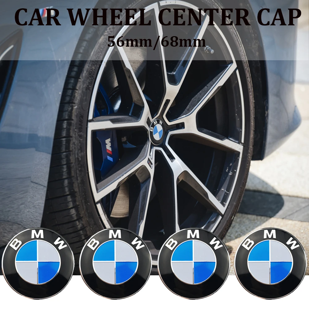Centre de roue de voiture, 68MM 56MM, 4 pièces, pour BMW mini E87 M Performance E36 E46 E60 E90 E91 E92 E93 F30 F20 M3, accessoires de voiture