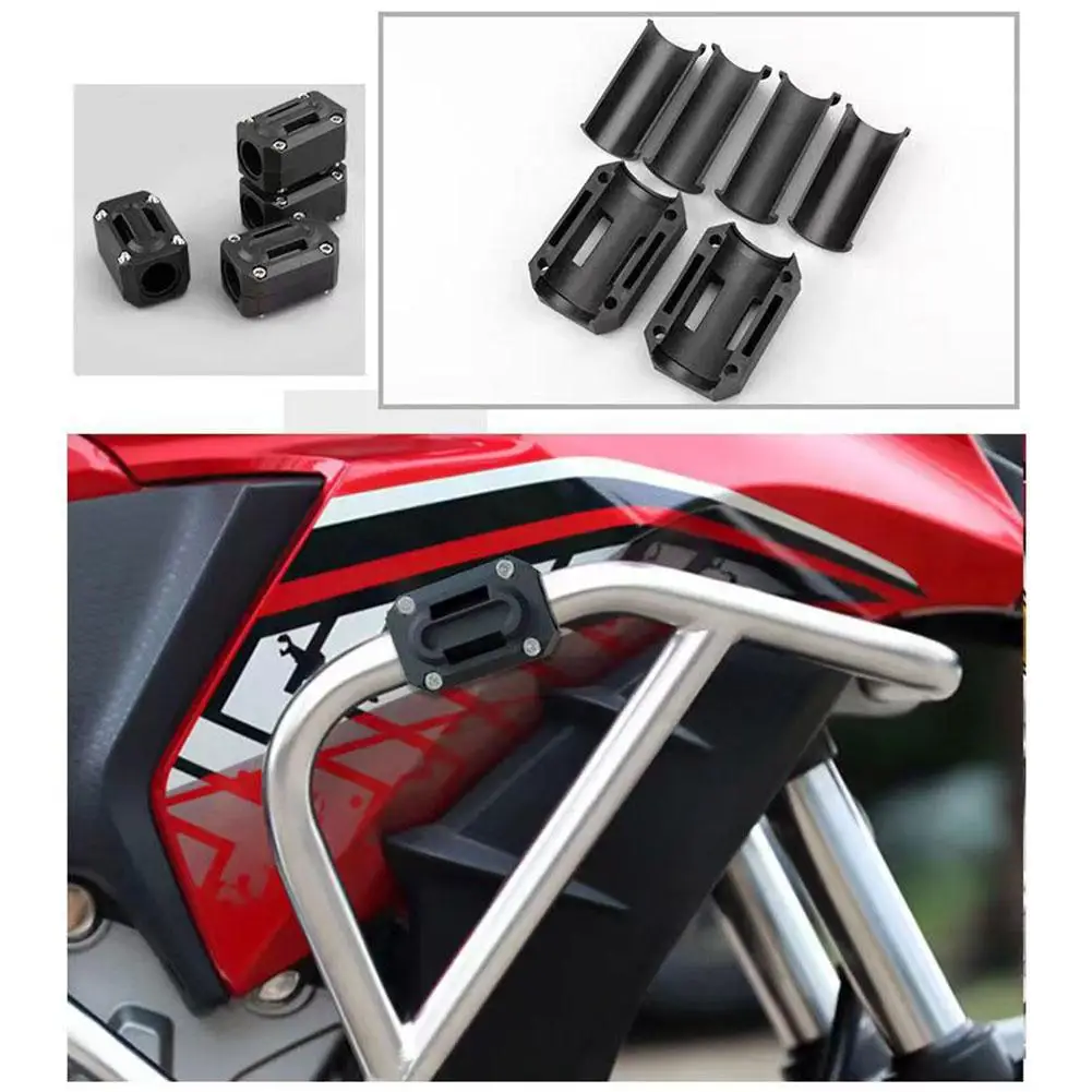 

For All Motorcycle Bumper Engine Guard Protection Block 22/25/28mm Bar Crash Rubber Motorcycle Accessories Excellent Tuning V1U3