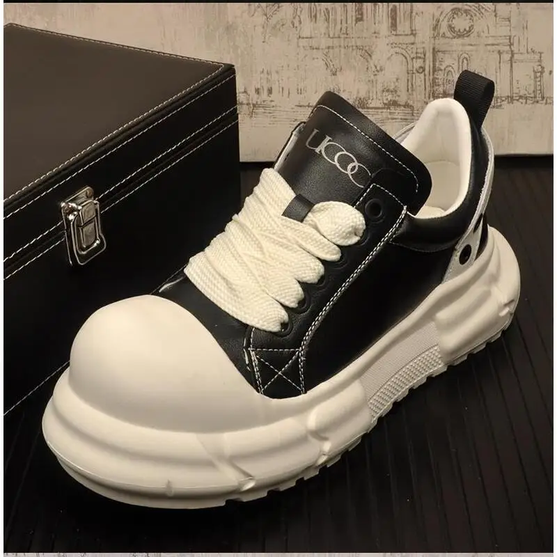 

Мужская обувь на толстой подошве, осень 2023, новая мужская повседневная обувь, модные удобные износостойкие спортивные мужские кроссовки, обувь