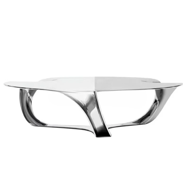 

Modern Creative Coffee Table Fiberglass White