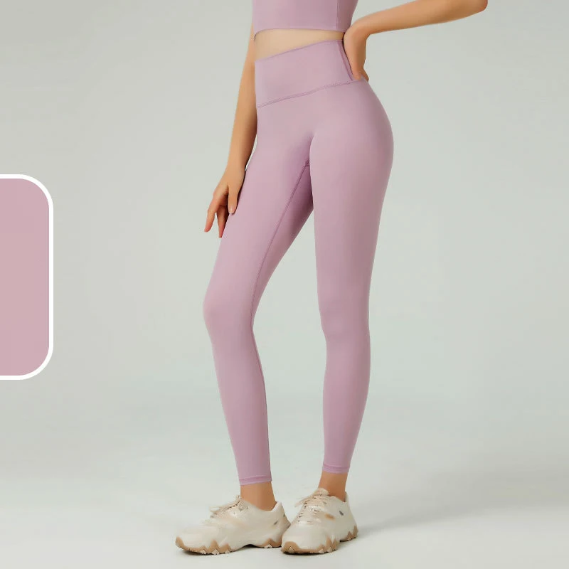 Naked Feeling High Waist Women Leggings High Elasticity Hip Lifting Slim Breathable Running Cycling Leisure Yoga Leggings Pants
