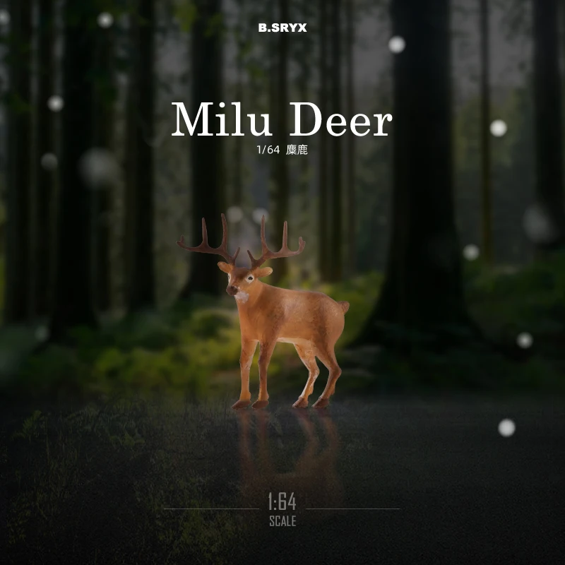 

1:64 Christmas Elk Model Figure Miniature Scene Photography Prop Resin Ornament Sand Table Scene Micro Shot