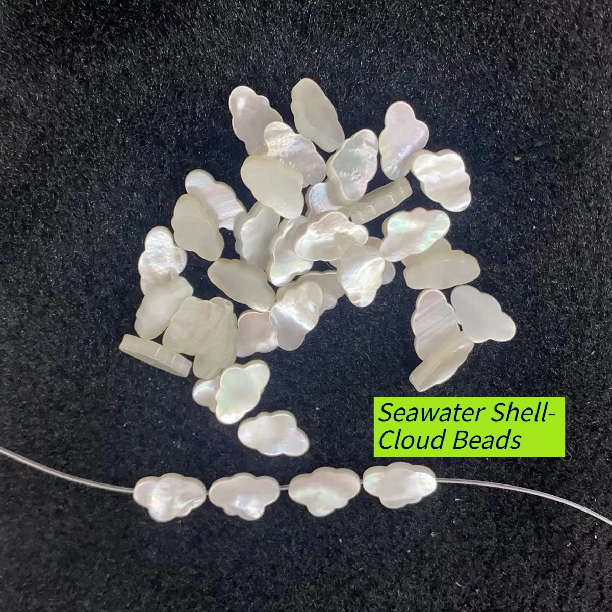 

5Pcs DIY Loose Shell Beads Natural Seawater Shell Cloud Beads 7x11mm For Jewelry Making DIY Chains Necklace Accessory