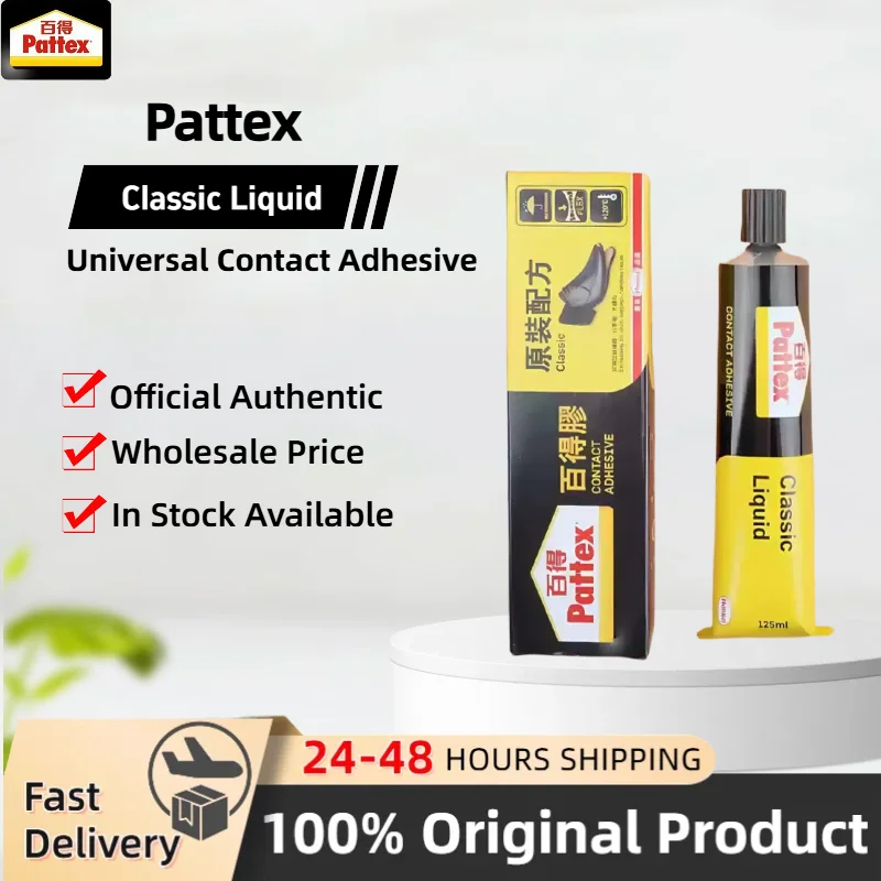 

Original Pattex Contact Glue Repair Solvent-Based General Purpose Shoe Repair Adhesive 125ml