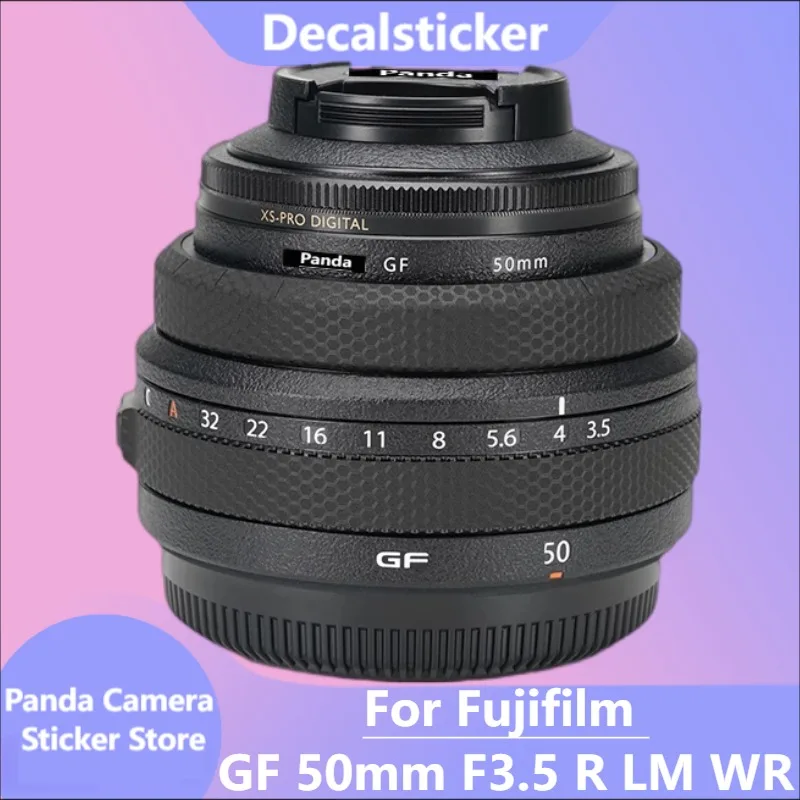 For Fuji Fujifilm GF 50mm F3.5 R LM WR Mockup WRAnti-Scratch Camera Sticker Coat Wrap Protective Film Body Protector Skin