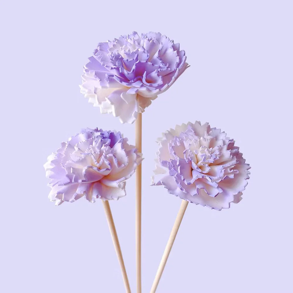10PCS Roxo Cravo Flor Rattan Sticks Incansável Fragrâncias Reed Difusor Vara Diy Ornamentos Home Decor