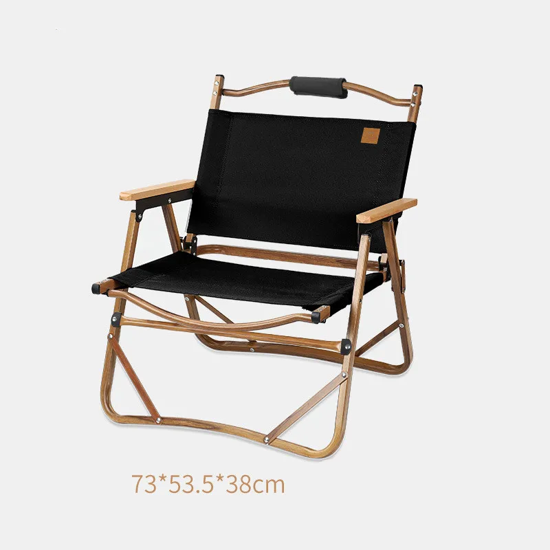 Outdoor Camping Folding Chair Square Tube Kermit Chair CONTOOSE Large Portable Camping Fishing Aluminum Alloy Beach Back Chair