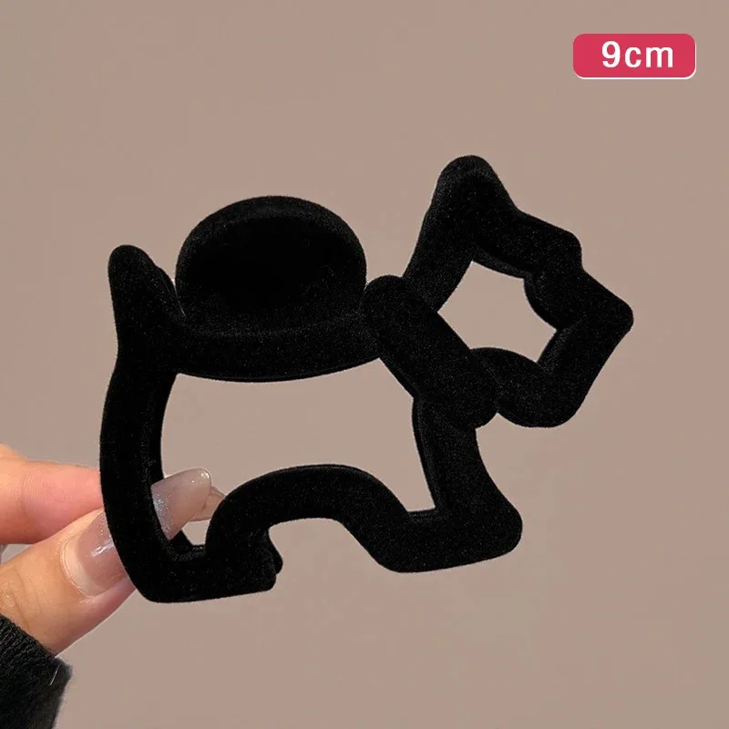 2025 جديد الكورية مشبك شعر الكلب موضة عادية المرأة البلاستيك القرش كليب لطيف الإنترنت المشاهير الحلو نمط مشبك شعر الحيوان #1