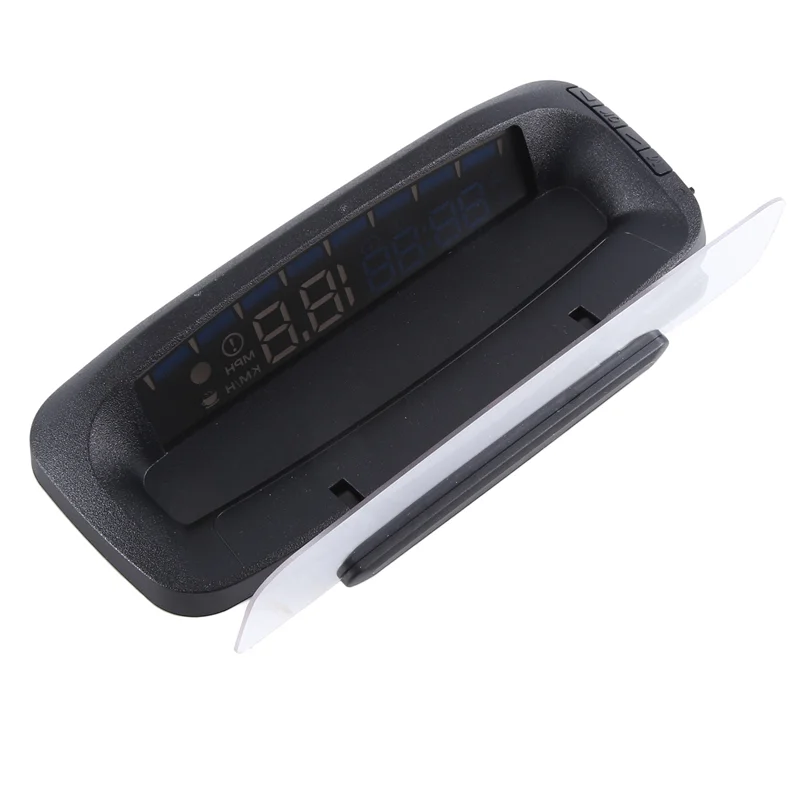 

Car Head-Up Display Car HUD Universal OBD2 GPS Speedometer Odometer Black Durable Easy Install