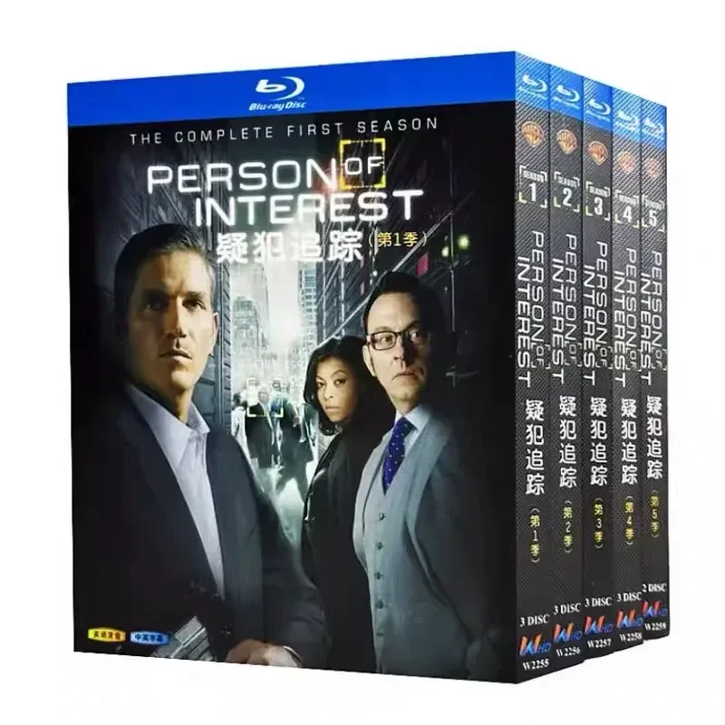 Suspect Tracking Season 1 to 5 Blu ray High Definition American Drama BD Disc Box Set with Chinese and English Subtitles