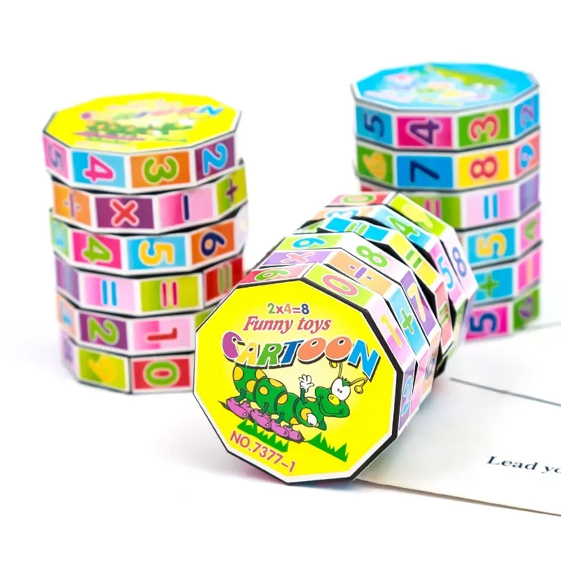 Montessori Magische Cilinder Wiskunde Nummers Kubus Rekenkundige Speelgoed Kinderen Wiskunde Tellen Spel Puzzel voor Kinderen Onderwijs Leren