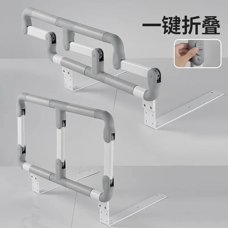 折りたたみ式ベッドアシストレール医療グレードのベッドサイドレバレッジバー片麻痺リハビリテーション用取り外し可能なフレーム取り付け型立ち上がり補助具